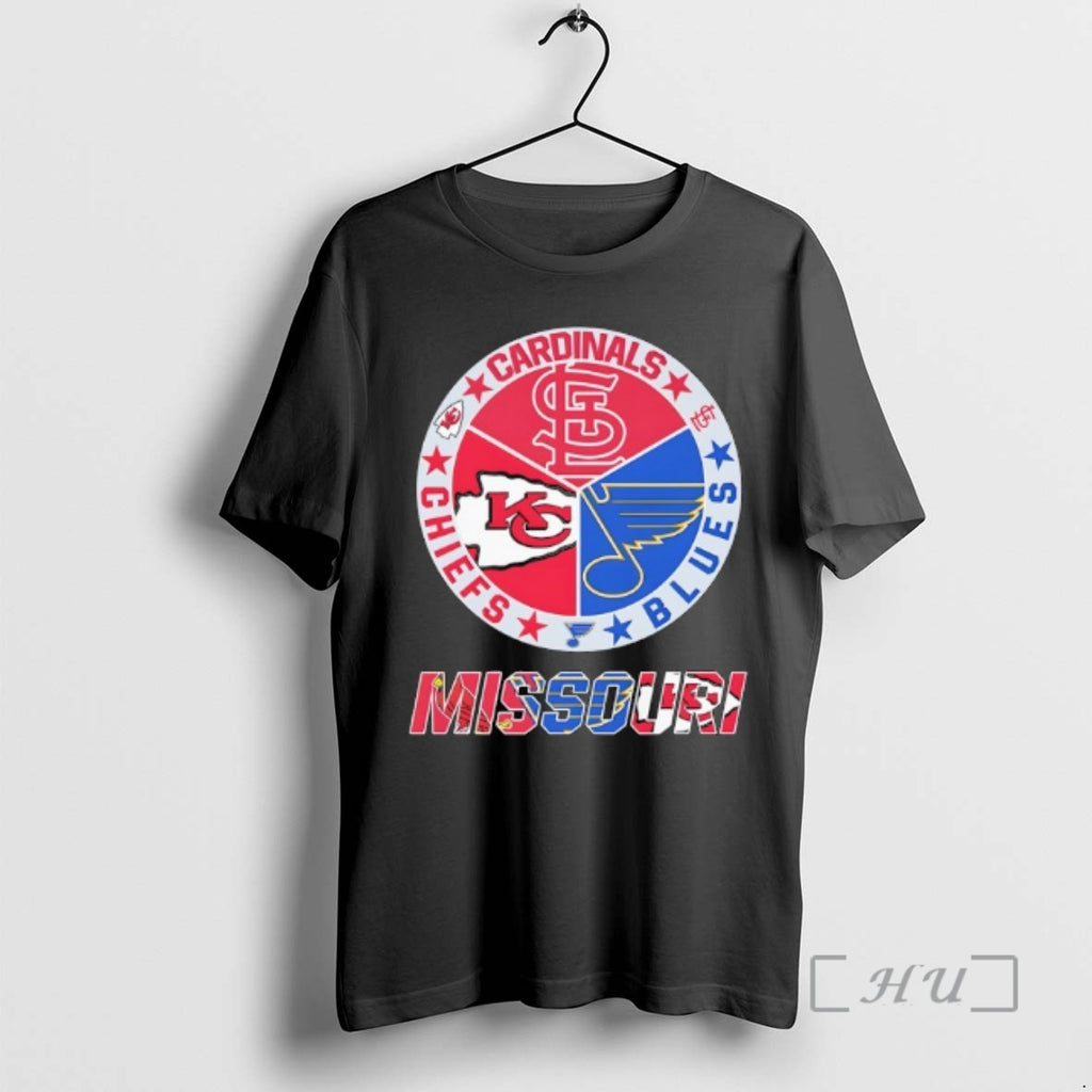 Trending Missouri St Louis Cardinals Kansas City Chiefs St T-Shirts, Hoodie, Sweatshirt | RetroVerseTees.com