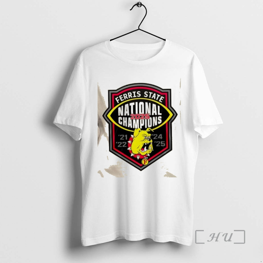 Trending Ncaa Division Ii Champions Ferris State Bulldogs 2 Sided T-Shirts, Hoodie, Sweatshirt | RetroVerseTees.com