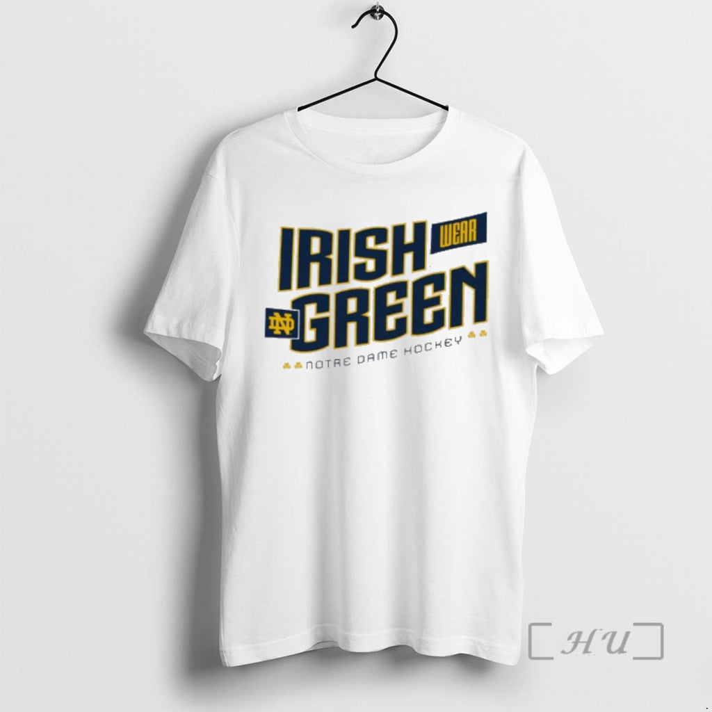 Trending Notre Dame Fighting Irish Wear Green T-Shirts, Hoodie, Sweatshirt | RetroVerseTees.com