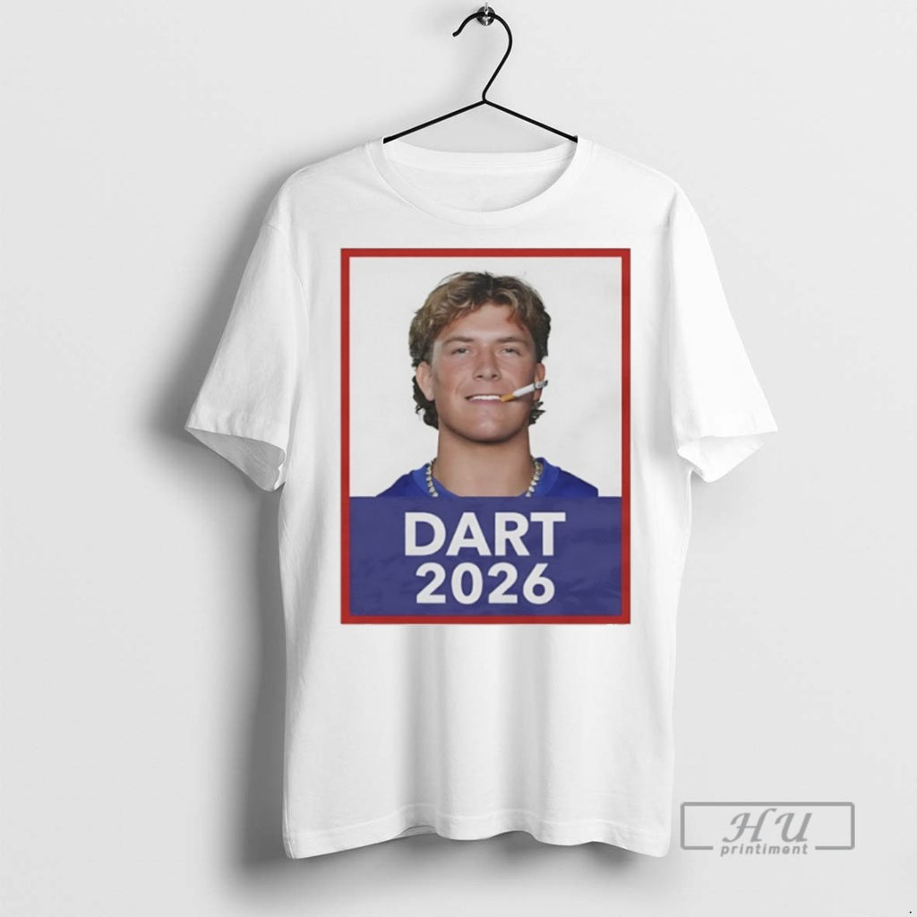 Trending Official Dart 2026 New York Giants Jaxson Dart Smoking T Shirt