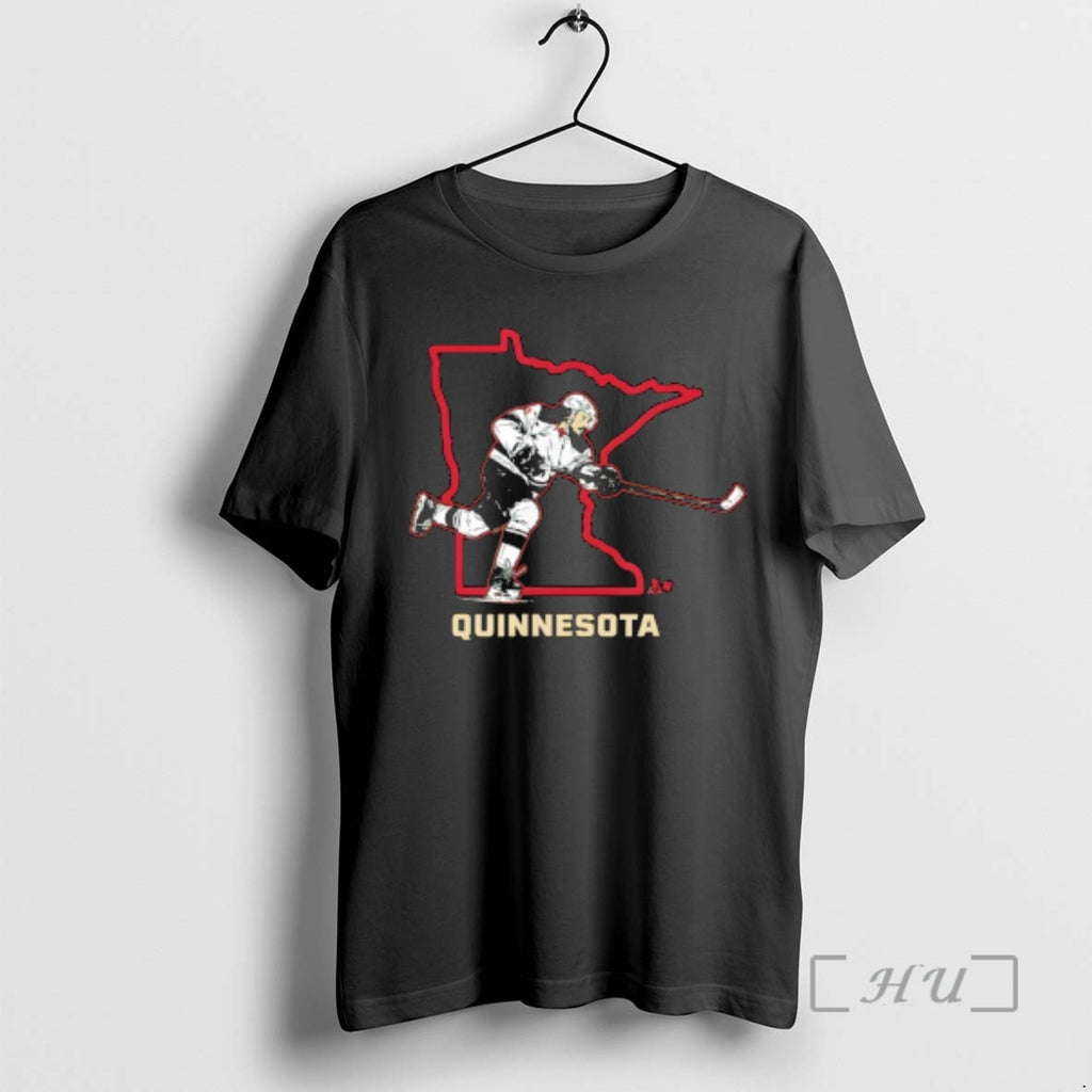 Trending Quinn Hughes Quinnesota Minnesota Hockey T-Shirts, Hoodie, Sweatshirt | RetroVerseTees.com