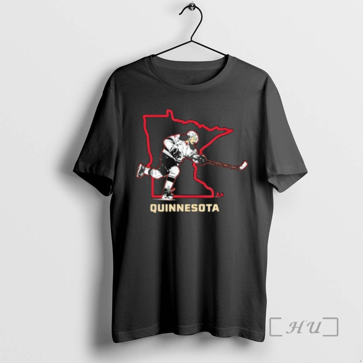 Trending Quinn Hughes Quinnesota Minnesota Hockey T-Shirts, Hoodie, Sweatshirt | RetroVerseTees.com