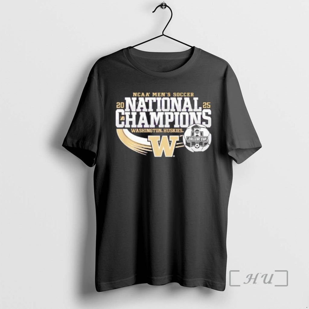 Trending Washington Huskies National Champs 2025 Mens Soccer T-Shirts, Hoodie, Sweatshirt | RetroVerseTees.com