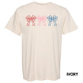Triple Colorful Bows Comfort Colors T-Shirt 'NLB' Hoodie, Sweatshirt | RetroVerseTees.com