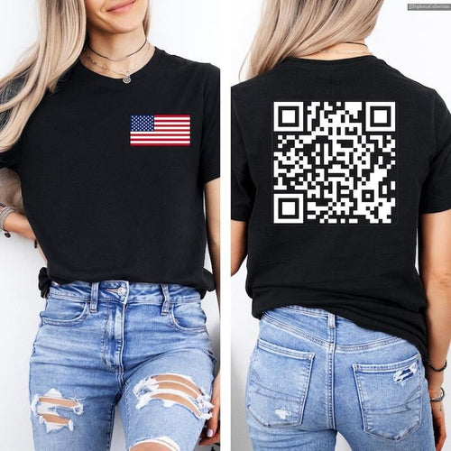 #Trump Dance QR Code T-Shirt Viral, #Donald.Trump YMCA QR Code Shirt, Prank Meme Funny Shirt Republican Tee, MAGA...