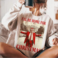 Trump I'll Be Home for Christmas Humorous Trump Christmas sweatshirt T-Shirts, Hoodie | RetroVerseTees.com