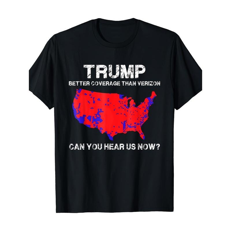 Trump trumps Verizon political gift Men's T-shirt Made in USA Hoodie, Sweatshirt | RetroVerseTees.com