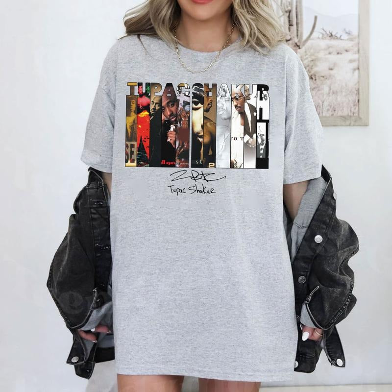 Tupac Album Cover Shirt, Tupac Shirt, 2pac Shirt, Rapper Graphic Tee, Gift For Rap Fan Hoodie, Sweatshirt