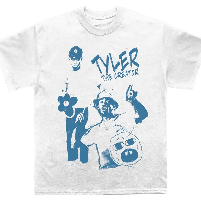Tyler Silhouette T-shirt, Tyler The Creator Shirt, Tyler The Creator Merch, Vintage Creator Graphic Hip Hop, Casual,...