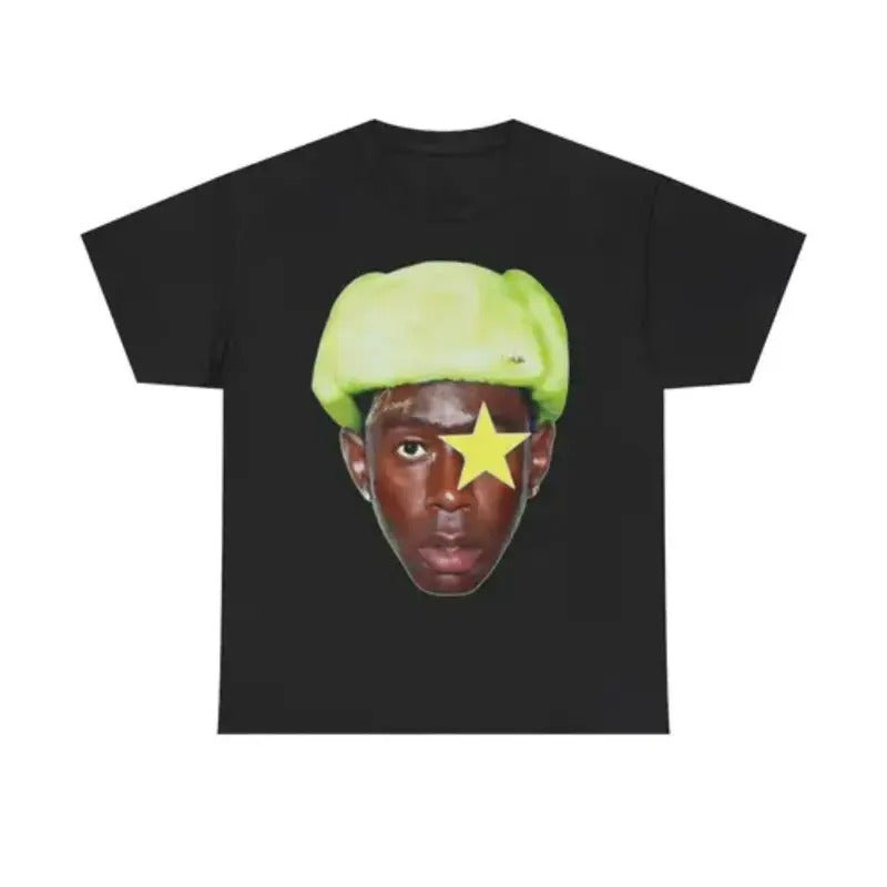Tyler Star Inspired T-Shirt Y2k 90s Hip-Hop Vibes Heavy Cotton Graphic T-Shirt Tshirt Shirt HipHop Rap Tee Hoodie, Sweatshirt