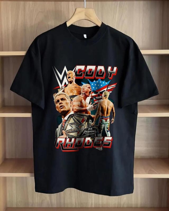 Unisex' T-Shirt Cody American Rhodes Nightmare T Shirt, Wrestler Tee, Unisex Cotton Tee Hoodie, Sweatshirt