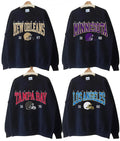 Unisex Vintage Football Sweatshirt, All Teams Football Sweatshirt, Classic Sport Sweatshirt. Crewneck Menswear T-Shirts,...