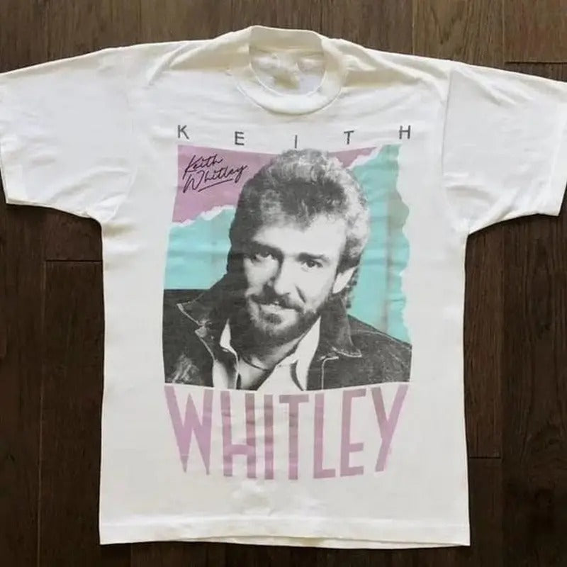 VINTAGE COUNTRY MUSIC KEITH WHITLEY T-SHIRT - Unisex And Inclusive - Multiple Colorways