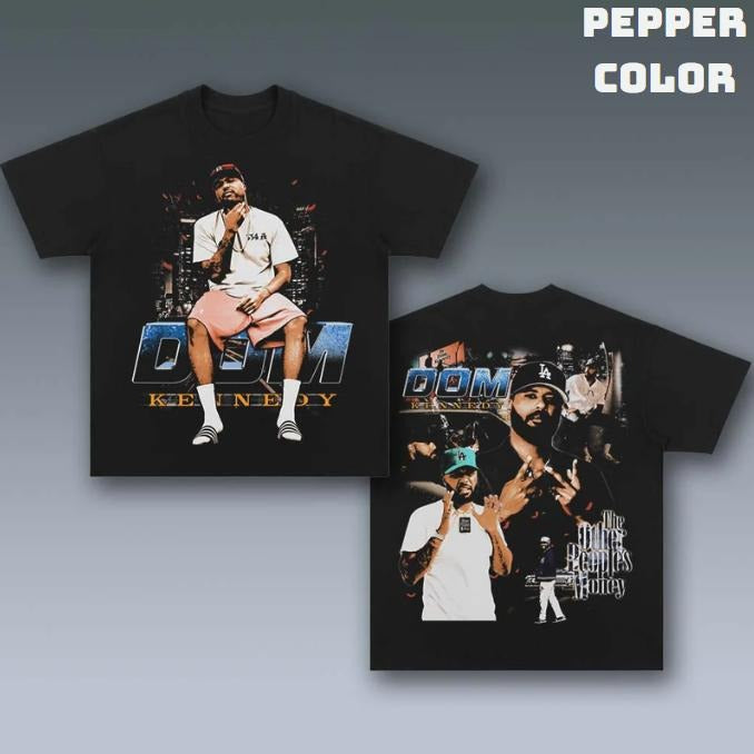 VINTAGE TEE | DOM KENNEDY, Double Sided Prints Vintage T-Shirt, Graphic Tee Shirt, Unisex T-Shirt, Gift For Him, Crewneck...