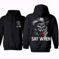 Val Kilmer Doc Holliday Hoodie, I'm Your Huckleberry Hoodie, Say When Shirt, Vintage Cowboy Hoodie, Western Style Shirt...
