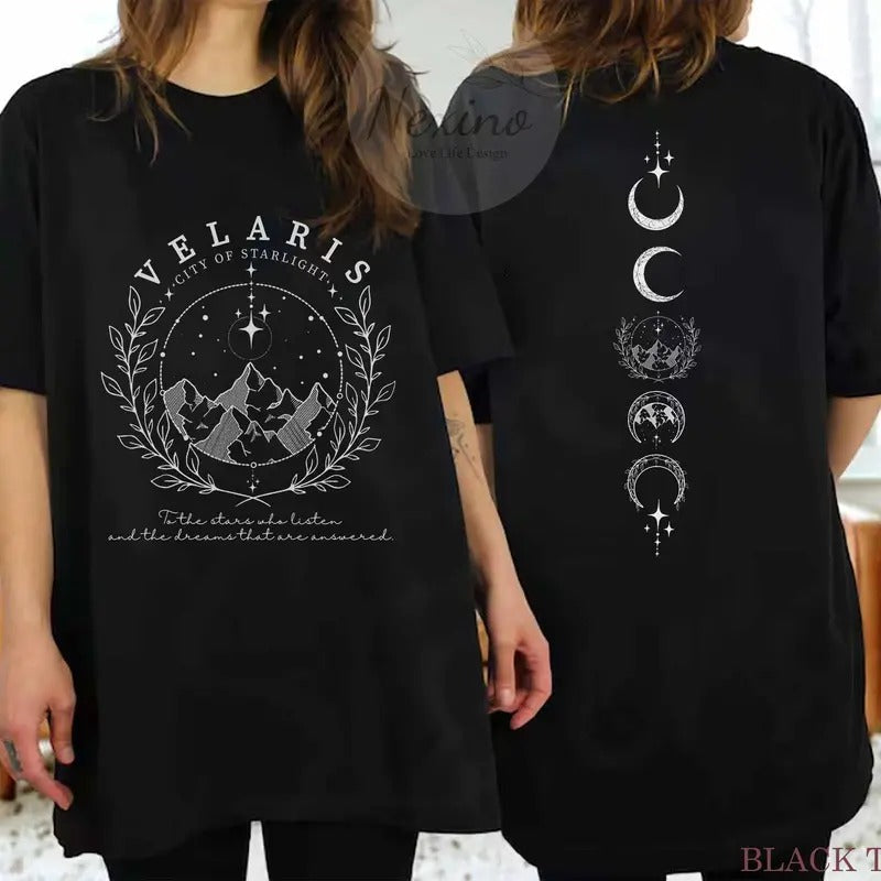 Velaris City Of Starlight Vintage 2 SIDE Shirt, The Night Court Shirt, SJM Merch Shirt, City of Starlight Shirt, To The...