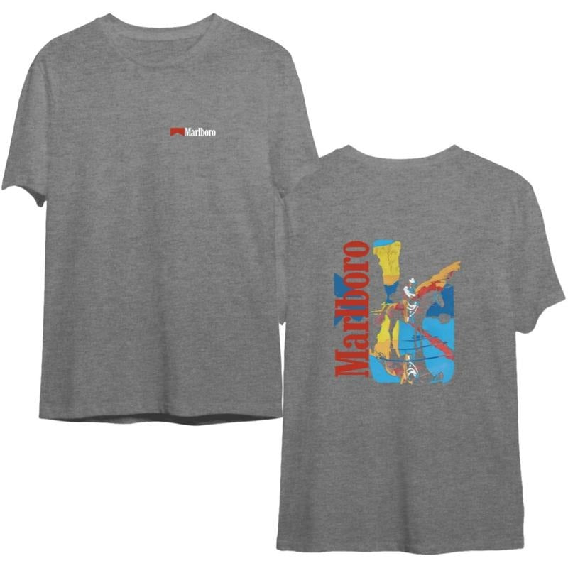 Vintage 80s Marlboro Cowboy, Wild West Marlboro, Vintage Western Cowboy Horse vintage T-shirt, sweater and Hoodie Sweatshirt