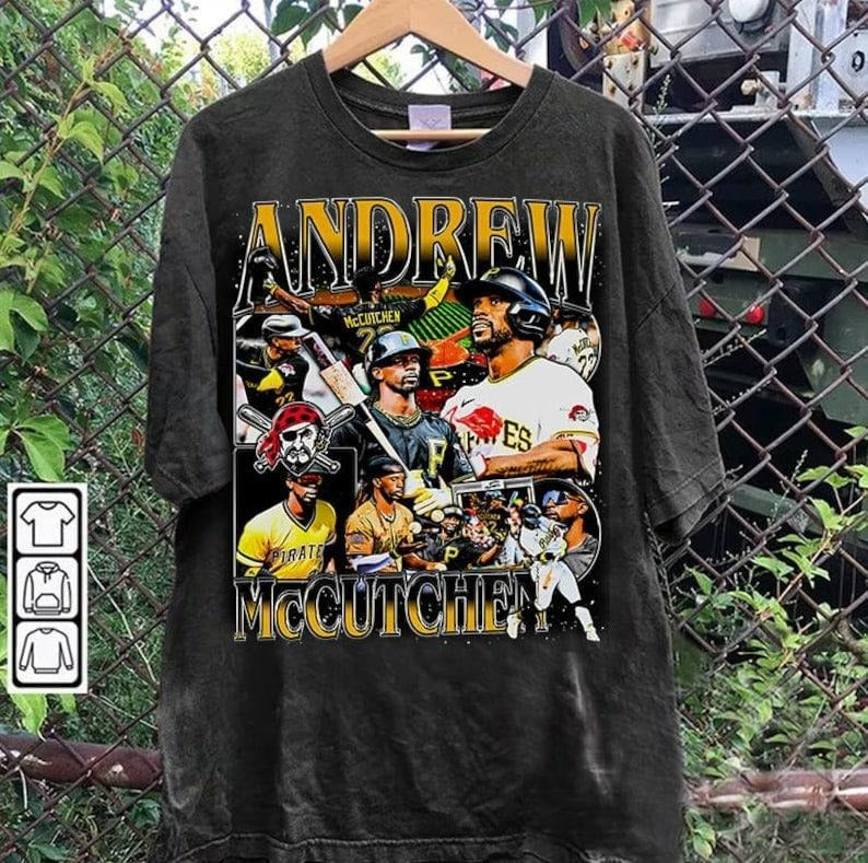 Vintage 90s Graphic Style Andrew McCutchen T-shirt - Andrew McCutchen T-shirt - Retro American Baseball Tee For Man and...