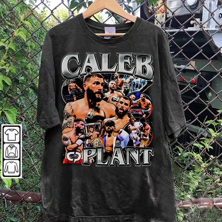 Vintage 90s Graphic Style Caleb Plant T-shirt - Caleb Plant T-shirt - American Professional Boxer Tee For Man and Woman...