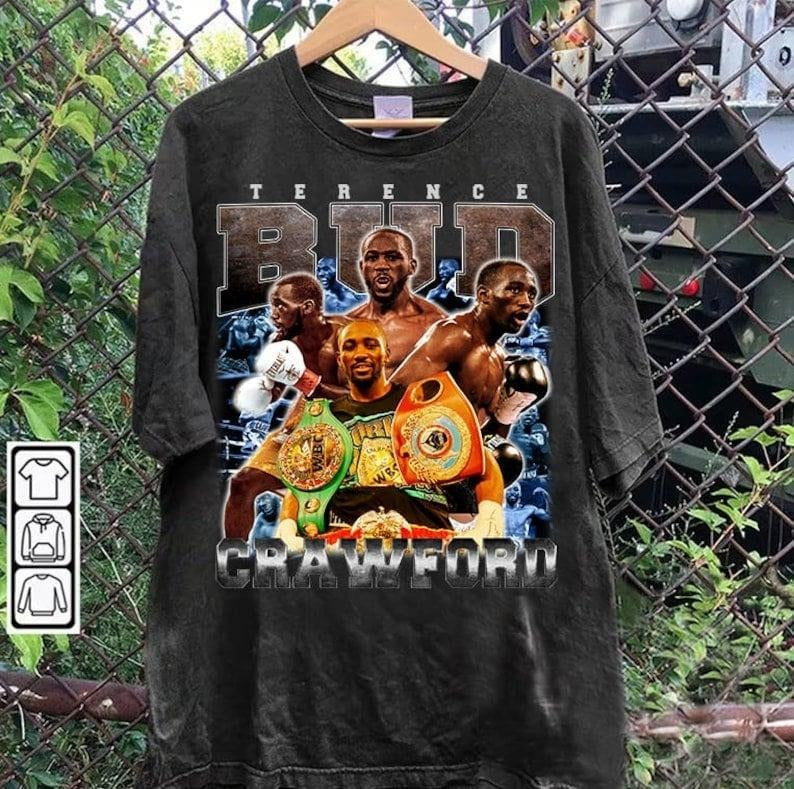 Vintage 90s Graphic Style Terence Crawford T-shirt - Terence Crawford T-shirt