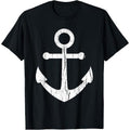 Vintage Boat Anchor T Shirt Nautical Sailing Mens Gift T-Shirt Made in USA Hoodie, Sweatshirt | RetroVerseTees.com