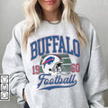 Vintage Buffalo Football Sweatshirt, Retro Buffalo Sweatshirt Tee, Gift For Football Hoodie | RetroVerseTees.com