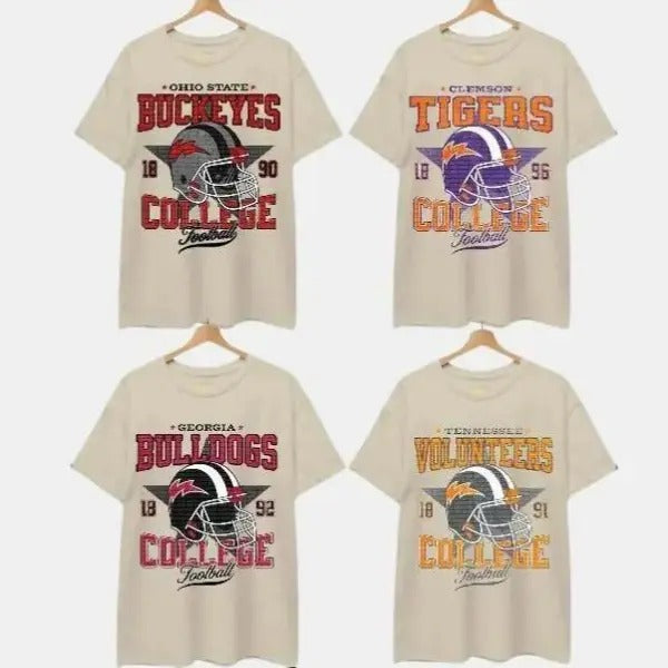 Vintage College All Teams NCAA T-shirt, Unisex Classic Hoodie, Sweatshirt | RetroVerseTees.com