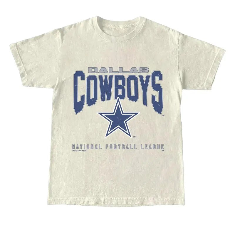 Vintage Cowboys 1995 Dallas - Sport Design Collection - Crewneck Unisex T-shirt, Gift for Her, Gift for Him, Gift for...