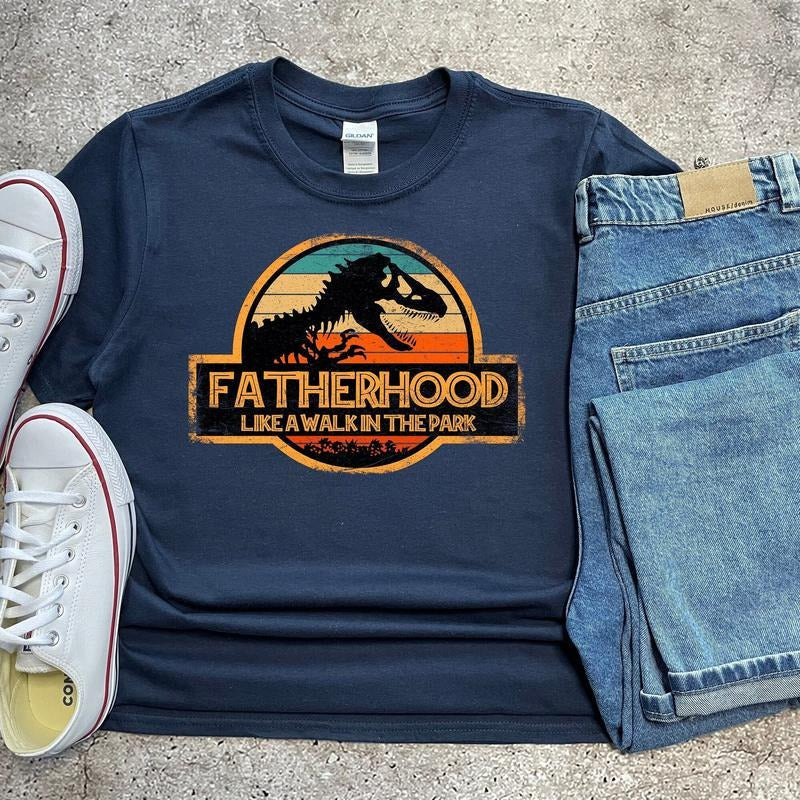 Vintage Dad Gift, Dinosaur Dad Shirt, Funny Dad Gift, Father Dad Vintage Shirt, Vintage Dad Dinosaur TShirt, Fatherhood...
