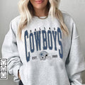 Vintage Dallas Football Sweatshirt, Dallas Crewneck Sweatshirt, Cowboy  Crewneck Sweatshirt T-Shirts, Hoodie