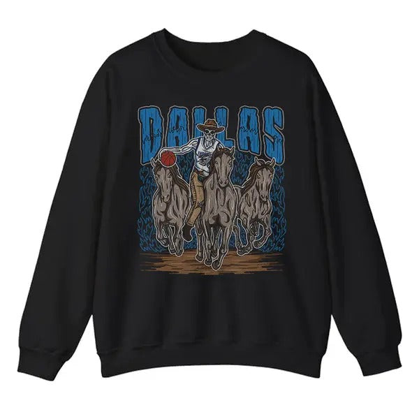 Vintage Dallas Sweatshirt Sweater Dallas 1980, Mavericks Sweatshirt T-Shirts, Hoodie | RetroVerseTees.com