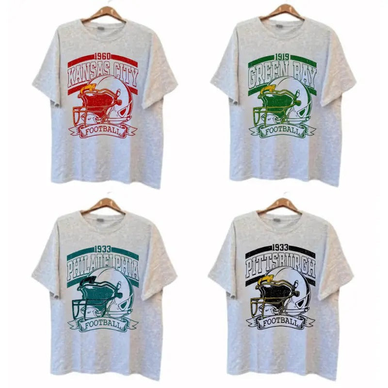Vintage Football T-Shirt - Retro All Team Sports Collection, Gift For Fan Sport Hoodie, Sweatshirt | RetroVerseTees.com