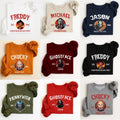 Vintage Horrors Movie Characters Sweatshirt, Halloween Crewneck, Spooky Streetwear, Scary Movie Graphic Pullover, Casual...