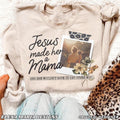 Vintage Jesus Made Her A Mama Sweatshirt, Gift For Mom, Praying Mama Shirt, Jesus Mother's Day Shirt Hoodie