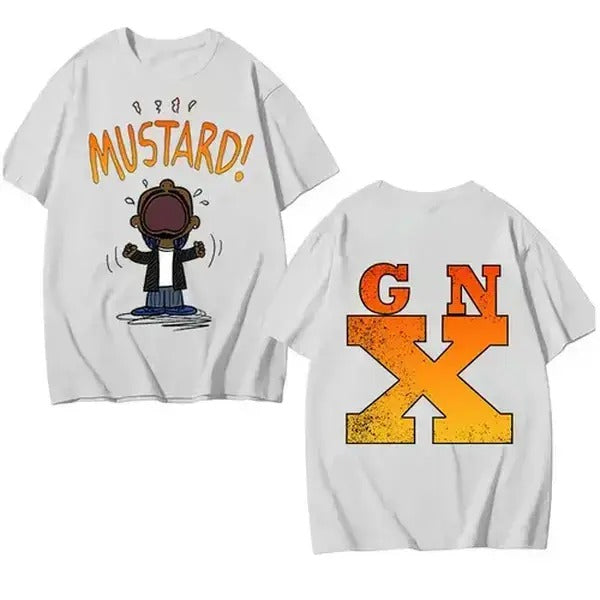 Vintage Kendrick Lamar GNX With Signature 2 Sides Tee, Kendrick Lamar New Album Tee, Vintage GNX Track List T-shirt,...