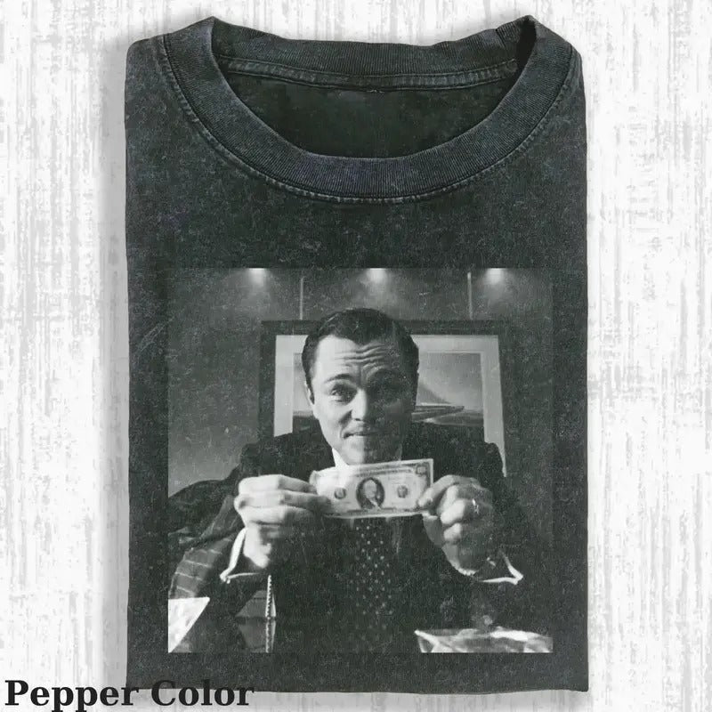 Vintage Money Is the Best Drug T-shirt, Wolf of Wall Street Unisex Tee Graphic Hard Weekend T-Shirt, The Wolf of Wall...
