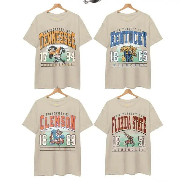 Vintage NCAA College Teams T-Shirt, Classic Sports Tee, Perfect Gift for Sport Hoodie, Sweatshirt | RetroVerseTees.com