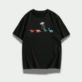 Vintage Street Life Men Cotton Cartoon Dinosaur Graphic Tee, Sweatshirt, Hoodie Gift For Women Top Womenswear Underwear...