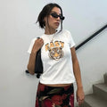 Vintage Tiger Graphic Baby Tee, Retro 90s Animal Print Tee, Cool Easy Tiger Design Fashion Streetwear Hoodie, Sweatshirt
