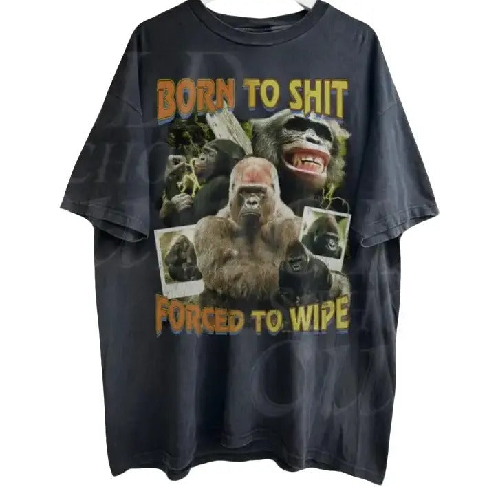 Vintage Wipe Funny 90s T-Shirt, Retro Meme Ape Shirt Classic Cotton Unisex Hoodie, Sweatshirt | RetroVerseTees.com