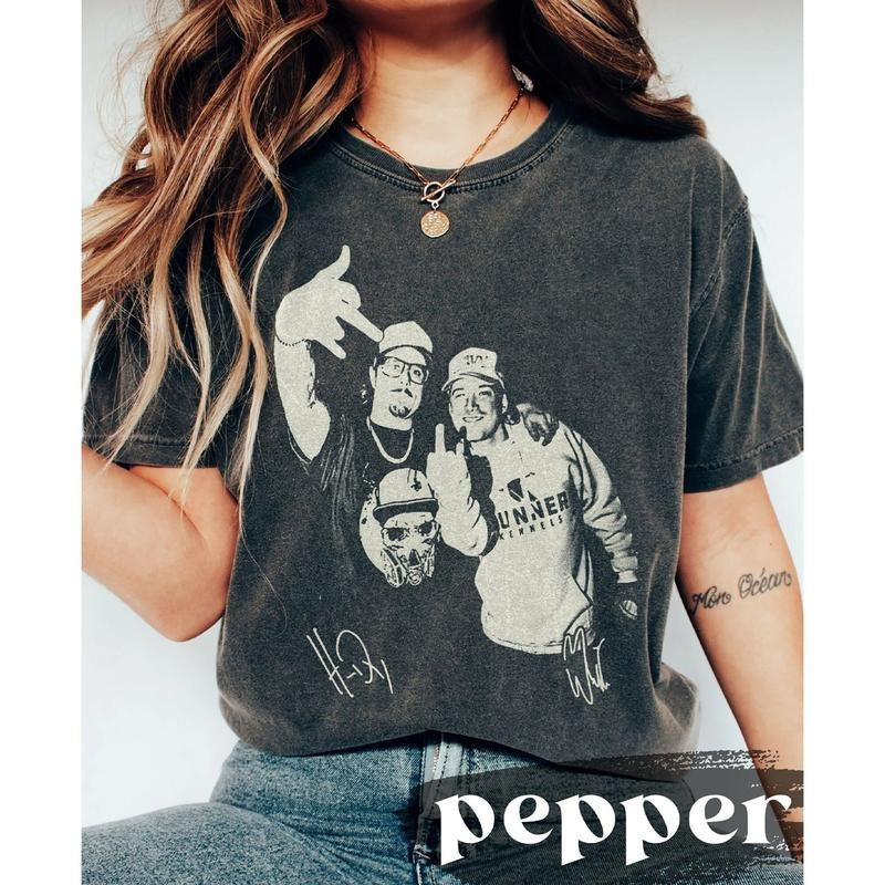 Vintage Y2k Hardy & Wallen 2024 Music Comfort Colors Shirt Best Price Hoodie, Sweatshirt | RetroVerseTees.com