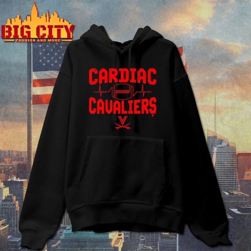 Virginia Cavaliers Cardiac Cavaliers Heart rate shirt