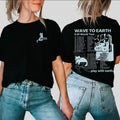 W2e Vintage 2 Sides T Shirt, Indie Rock Band Concert Outfit, 2024 Tour Merch, Unisex Short Sleeve Tee Hoodie, Sweatshirt