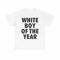WHITE BOY OF THE YEAR SHIRT Top Tshirt Menswear Shortsleeve Hoodie, Sweatshirt | RetroVerseTees.com