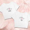We Should Stick Together Big & Little Baby Tee, Swan Bird Feather Aesthetic Sorority Reveal, Trendy Family Baby Tee, Gift...