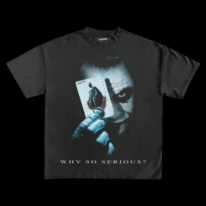 Why So Serious? Vintage Tee Hoodie, Sweatshirt | RetroVerseTees.com