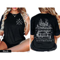 Wizard Castle Book Shirt HP Shirt Family Vacation Shirts Pottery Gifts For Women Wizard School Tee Bookworm Gift Bookish...