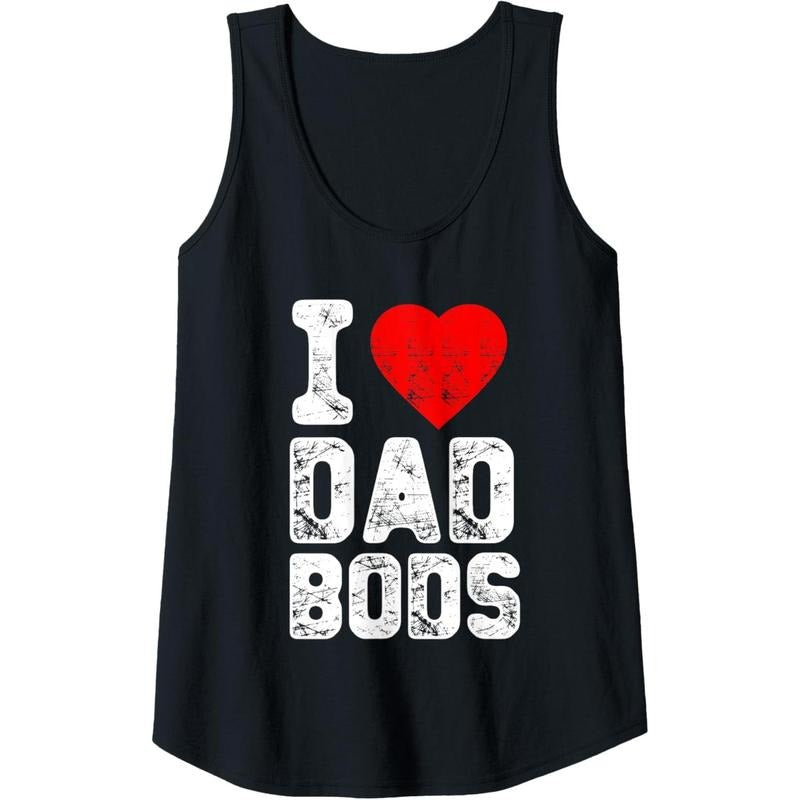 Womens I love dad bods funny mom wife Tank Top made in USA T-Shirts, Hoodie, Sweatshirt | RetroVerseTees.com