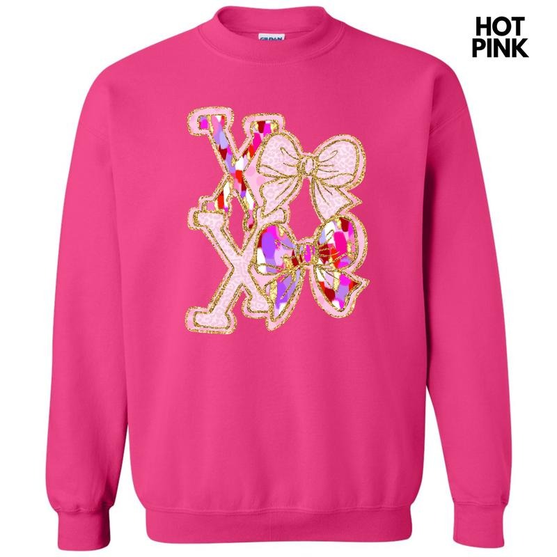 X's and Bows Brushstroke Sweatshirt T-Shirts, Hoodie | RetroVerseTees.com