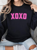 XOXO Black Sweatshirt T-Shirts, Hoodie | RetroVerseTees.com
